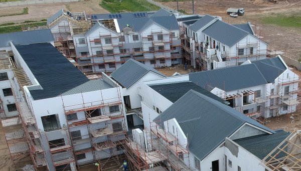 image of houses being constructed